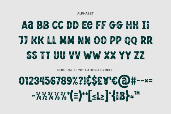 Jargon Font PNG with transparent background - Preview 5