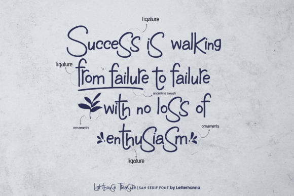 Lighthouse Treasure Font PNG with transparent background - Preview 1