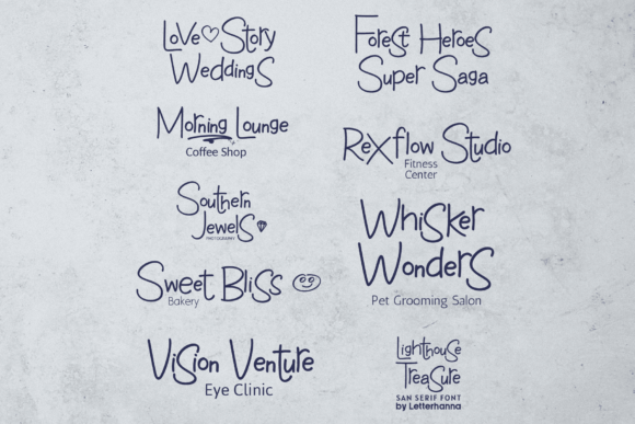 Lighthouse Treasure Font PNG with transparent background - Preview 4