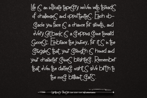 Lighthouse Treasure Font PNG with transparent background - Preview 6