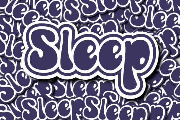 Panda Groovy Font PNG with transparent background - Preview 2