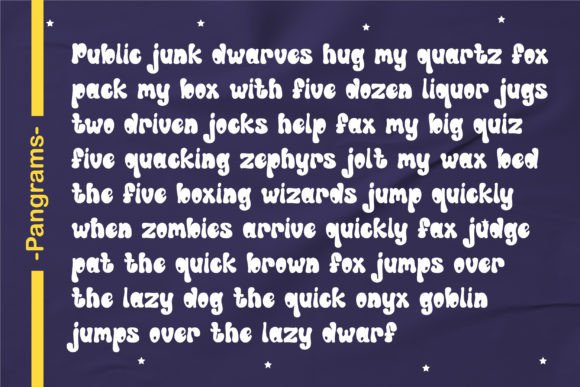Panda Groovy Font PNG with transparent background - Preview 5