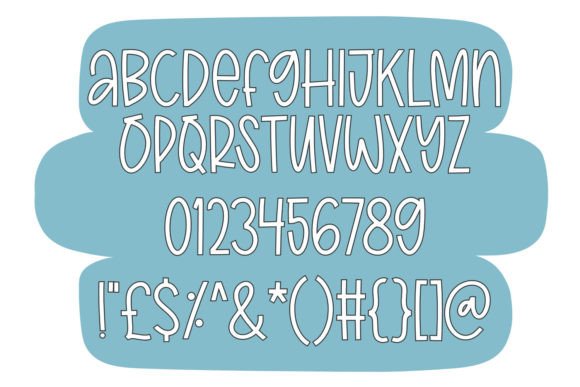 Pinker Melodic Font PNG with transparent background - Preview 2