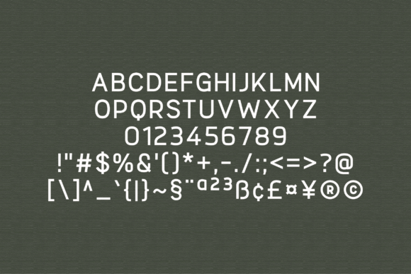 Promatech Font PNG with transparent background - Preview 5