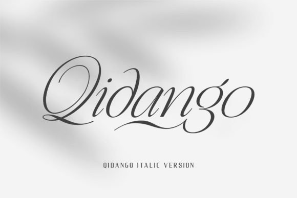 Qidango Font PNG with transparent background - Preview 1