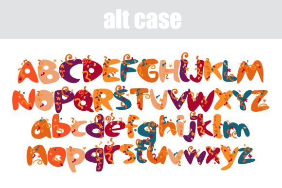 September Celebratory Font PNG with transparent background - Preview 6