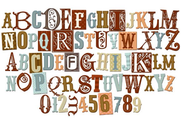 September Montage Font PNG with transparent background - Preview 2