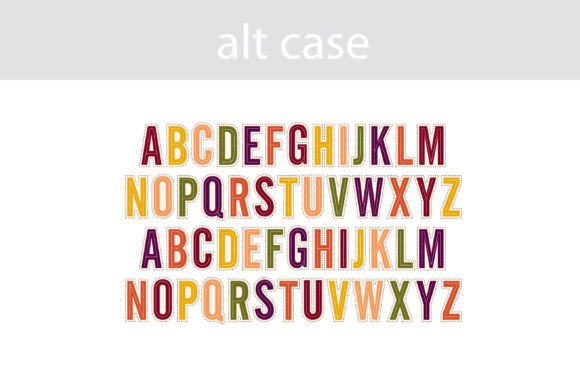 September Notes Font PNG with transparent background - Preview 1