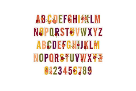 September Notes Font PNG with transparent background - Preview 2