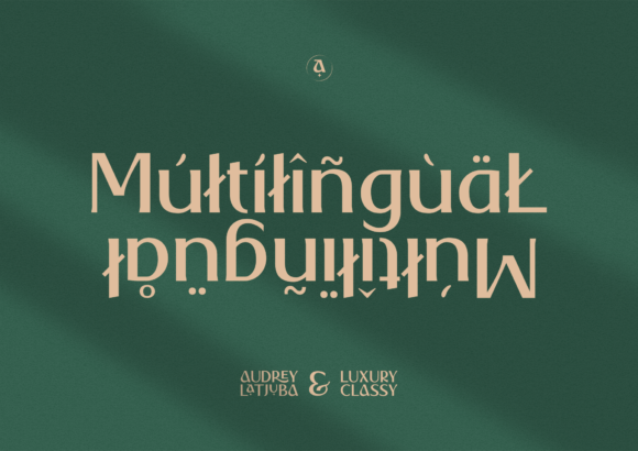 Audrey Latjuba Font - Preview 2