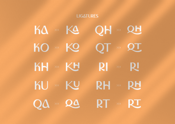 Audrey Latjuba Font - Preview 3