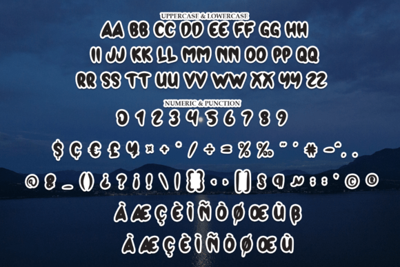 Black Night Font - Preview 6