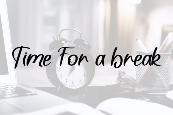 Breaktime Font - Preview 1