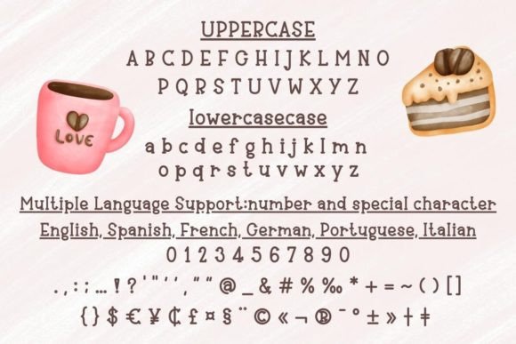 Caffeine Lover Font - Preview 4