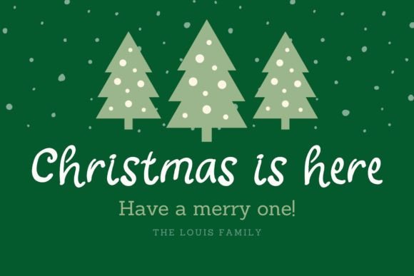 Christmas Everyday Font - Preview 2