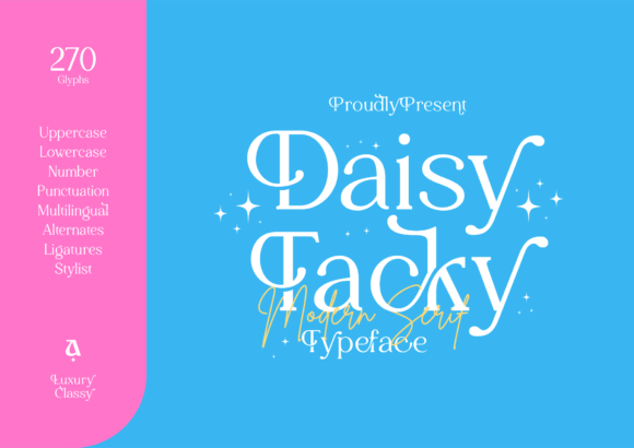 Daisy Tacky Font - Preview 1
