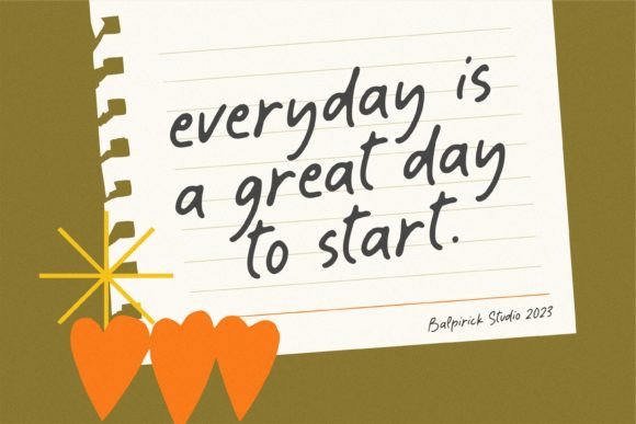 Fabulous Sunday Font - Preview 2