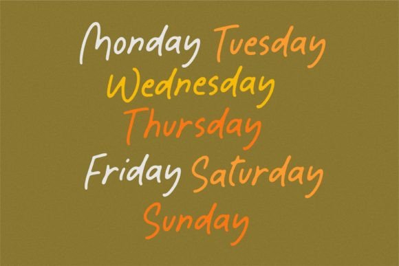 Fabulous Sunday Font - Preview 4