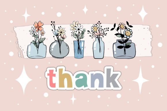 Flowers in Vase Font - Preview 2