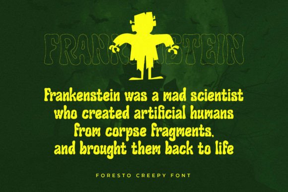 Foresto Creepy Font - Preview 4