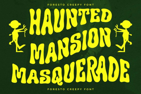 Foresto Creepy Font - Preview 6