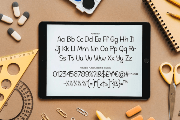 Ghimars Font PNG with transparent background - Preview 5