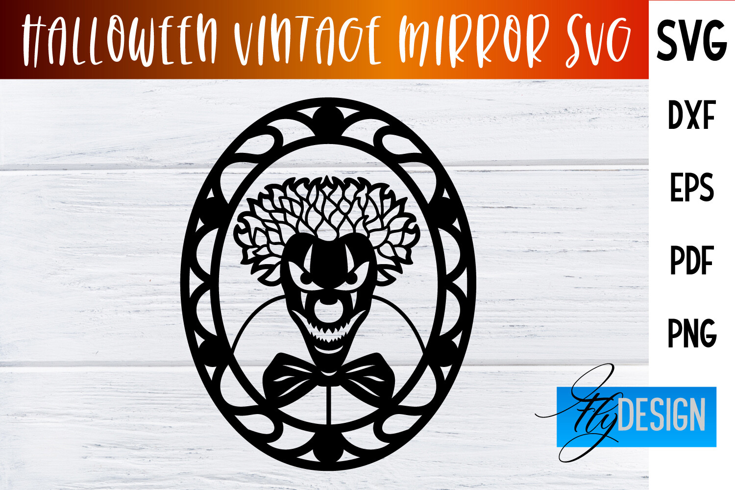 Halloween Vintage Mirror SVG|SVG Design