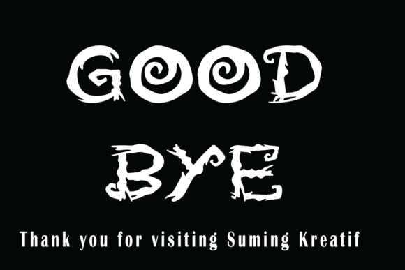 Halloweendark Font PNG with transparent background - Preview 3