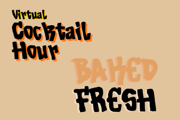 Interesting Font PNG with transparent background - Preview 1