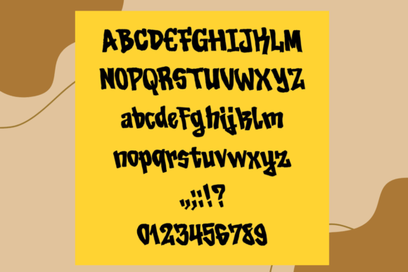 Interesting Font PNG with transparent background - Preview 3