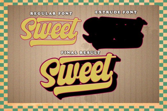 Letter Vintage Font PNG with transparent background - Preview 5