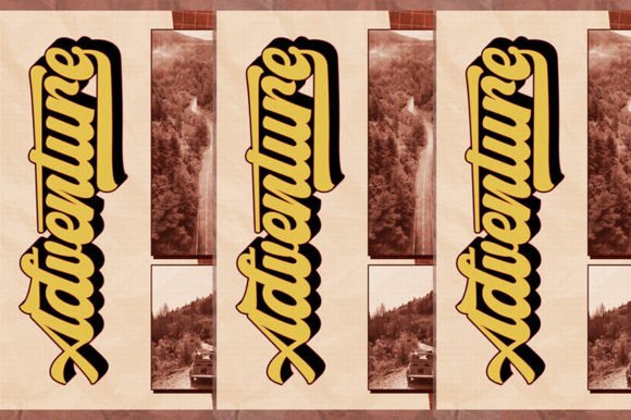 Letter Vintage Font PNG with transparent background - Preview 6