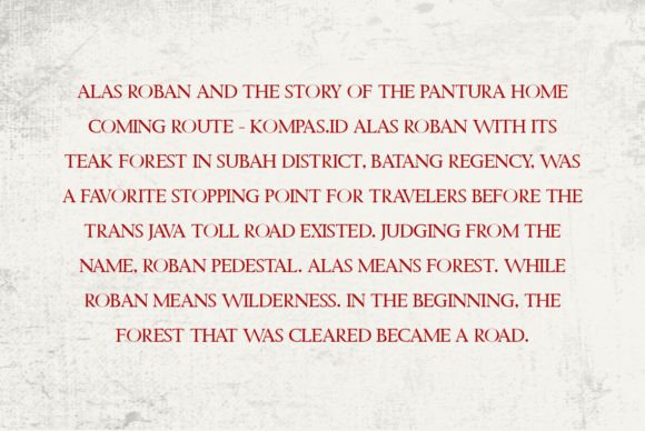 Menata Story Font PNG with transparent background - Preview 3