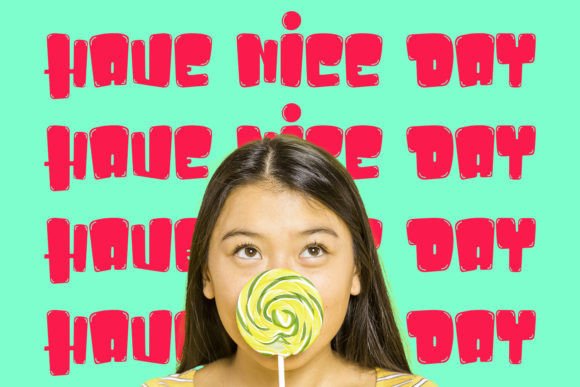 Polipop Font PNG with transparent background - Preview 3