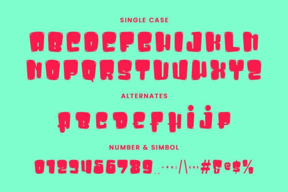 Polipop Font PNG with transparent background - Preview 6
