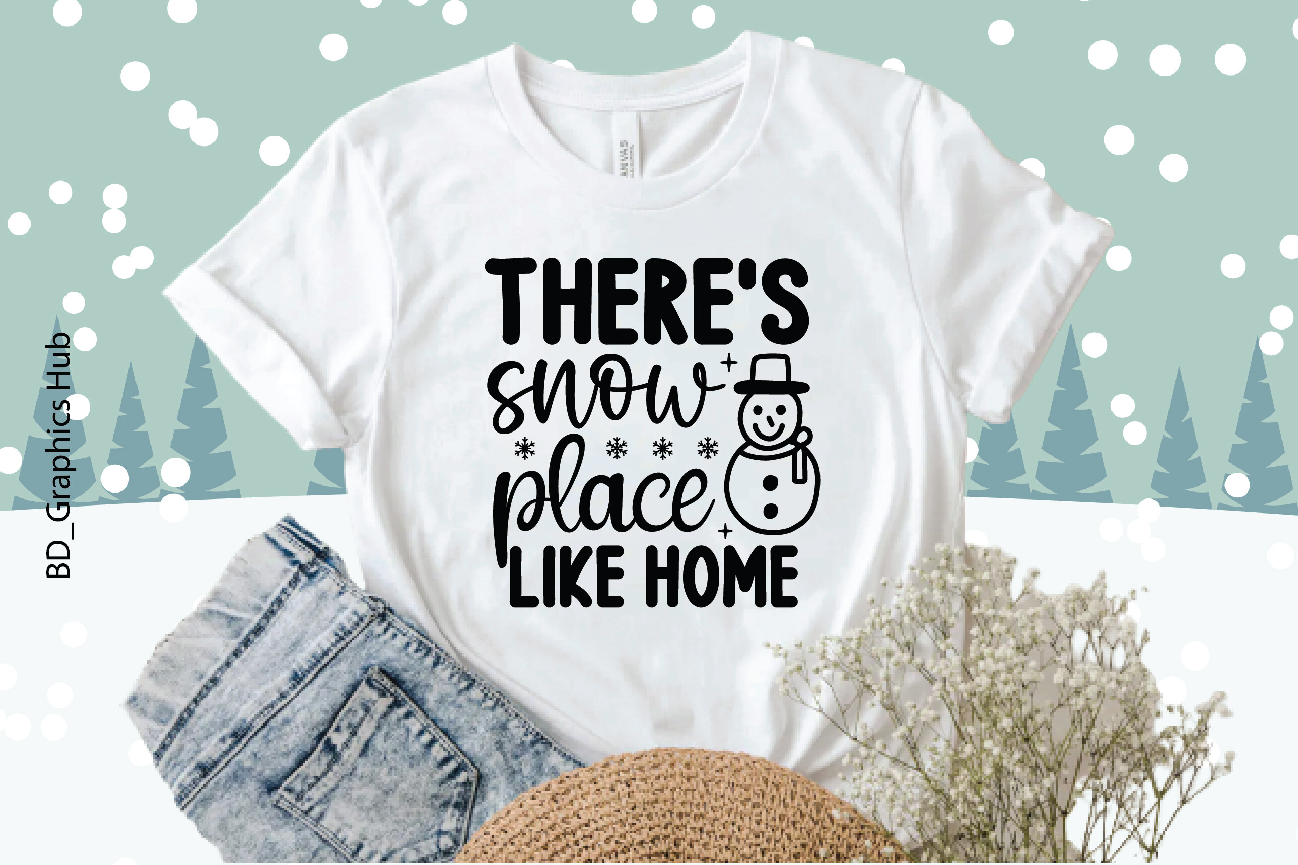 There's Snow Place Like Home SVG Graphic by Shifatcre4ation · Creative ...
