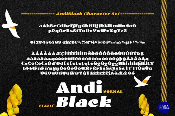 Andi Black Font - Preview 5