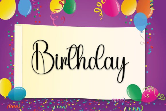 Anniversary Font - Preview 1