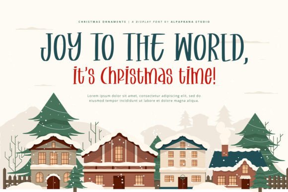 Christmas Ornaments Font - Preview 3