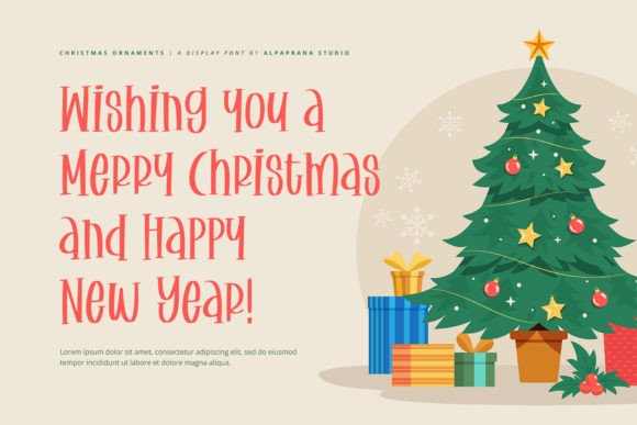 Christmas Ornaments Font - Preview 6