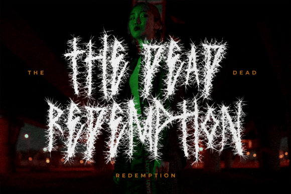 Darkside Morbizey Font PNG with transparent background - Preview 6