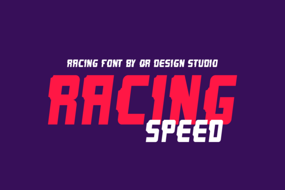 Dead Racing Font - Preview 1