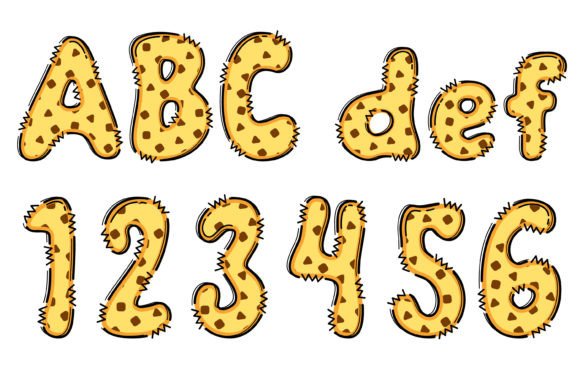 Donut Bundle Font PNG with transparent background - Preview 2