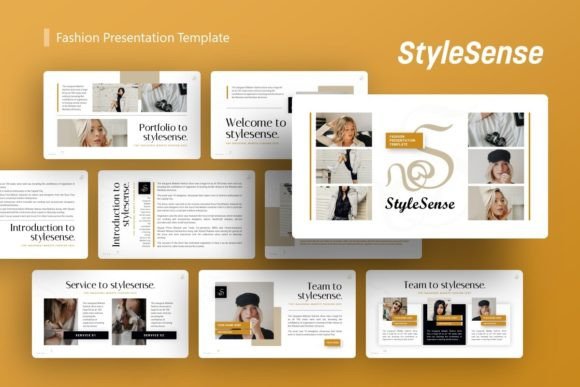 Preview of Fashion Presentation - StyleSense fashion presentation template
