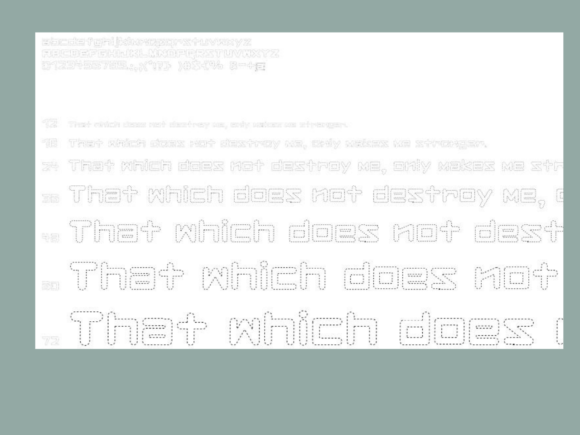 Filament Font - Preview 1