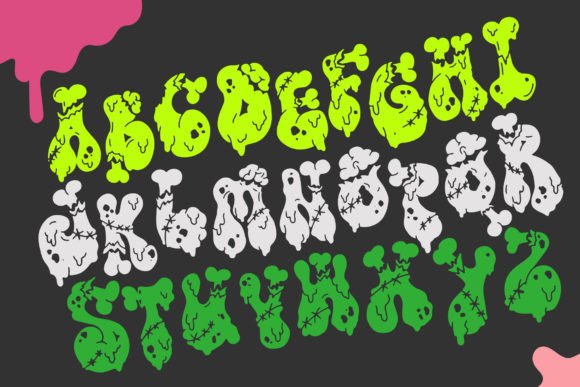 Flesh and Bone Font - Preview 6