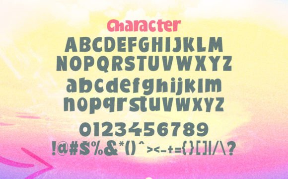 Funks Bosko Font PNG with transparent background - Preview 6