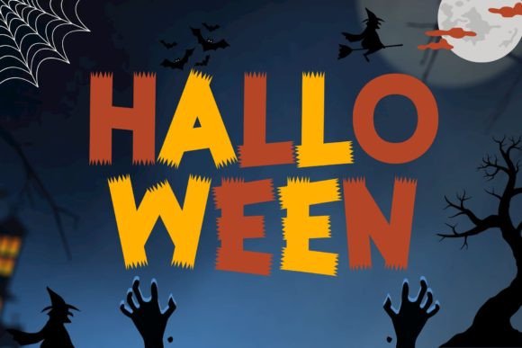 Funny Spooky Font - Preview 1