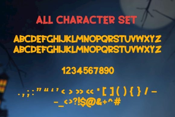 Funny Spooky Font - Preview 3