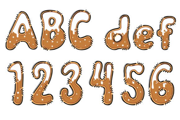 Gingerbread Cookies Bundle Font - Preview 1